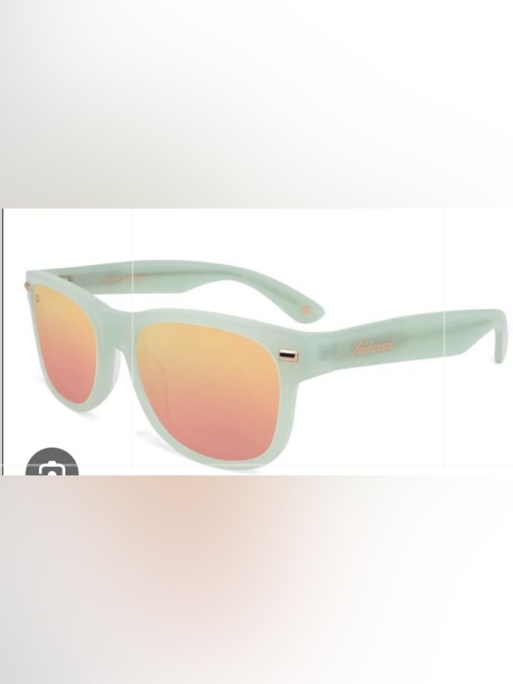 NWOB Knockaround Fort Knox Sunglasses in Mint Green Unisex
